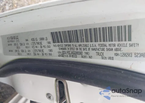 2016 Ram 2500 Longhorn Limited z USA, uszkodzony, nr VIN 3C6UR4PL8GG182896